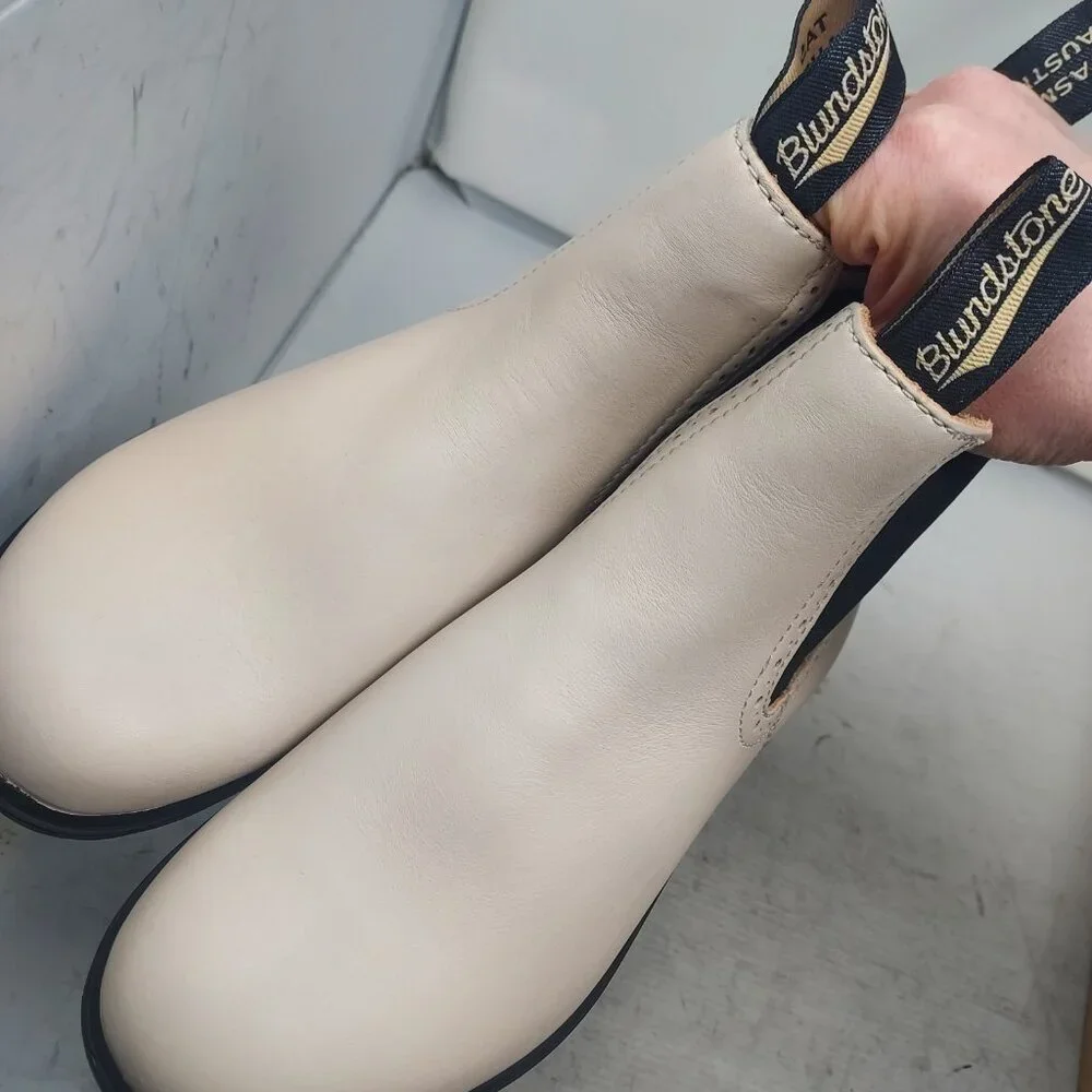 Blundstone Chelsea Pearl Pink Tall Boot - Picture 9 of 10